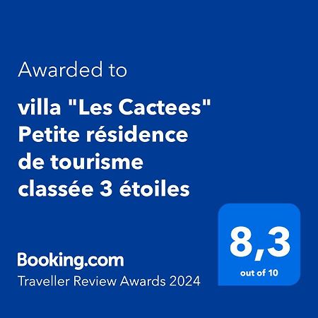 אנטיב Villa "Les Cactees" Petite Residence De Tourisme Classee 3 Etoiles מראה חיצוני תמונה
